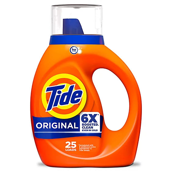 Tide He Original Liquid Laundry Detergent 34 oz