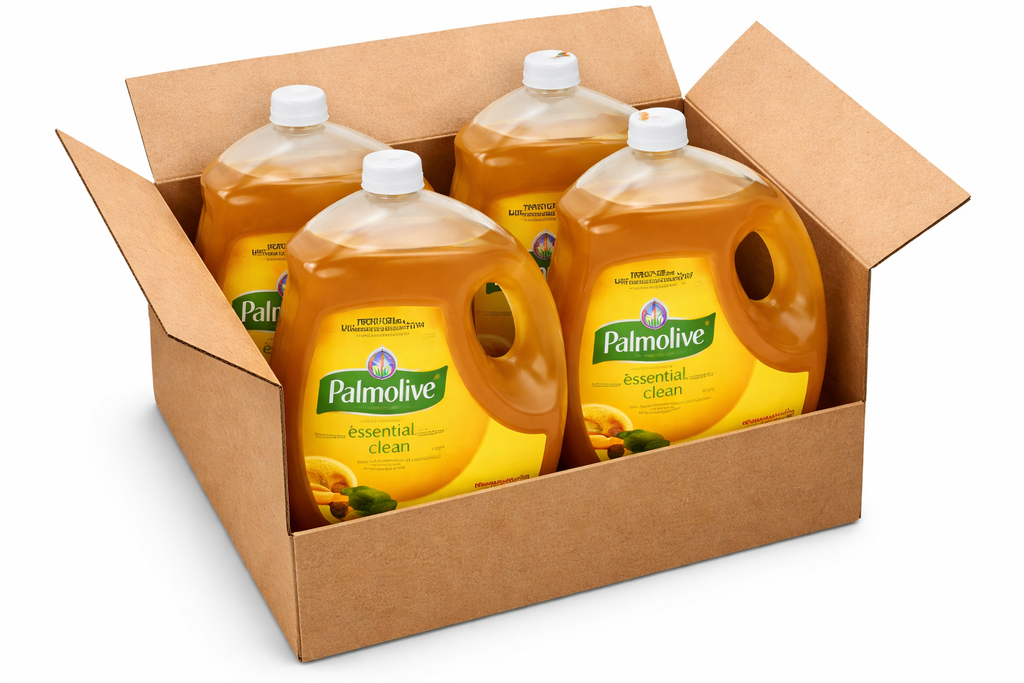 • Case of 4 — Palmolive Dish Liquid Lemon – 4.27 L / 145 Oz Each