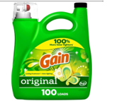 Gain Original HE Liquid Laundry Detergent – 144 fl oz (100 Loads) | case of 4