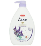 Dove Lavender & Chamomile Relaxing Body Wash Pump 1L (1000ml) Case of 12 Bulk Pa