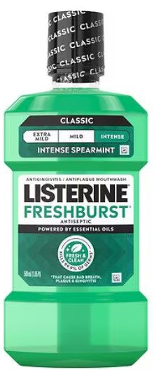 Listerine Freshburst Antiseptic Mouthwash 500ml 16.9oz