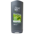 DOVE Men+Care Body Wash & Face Wash – Extra Fresh | 13.5 oz | Case of 12