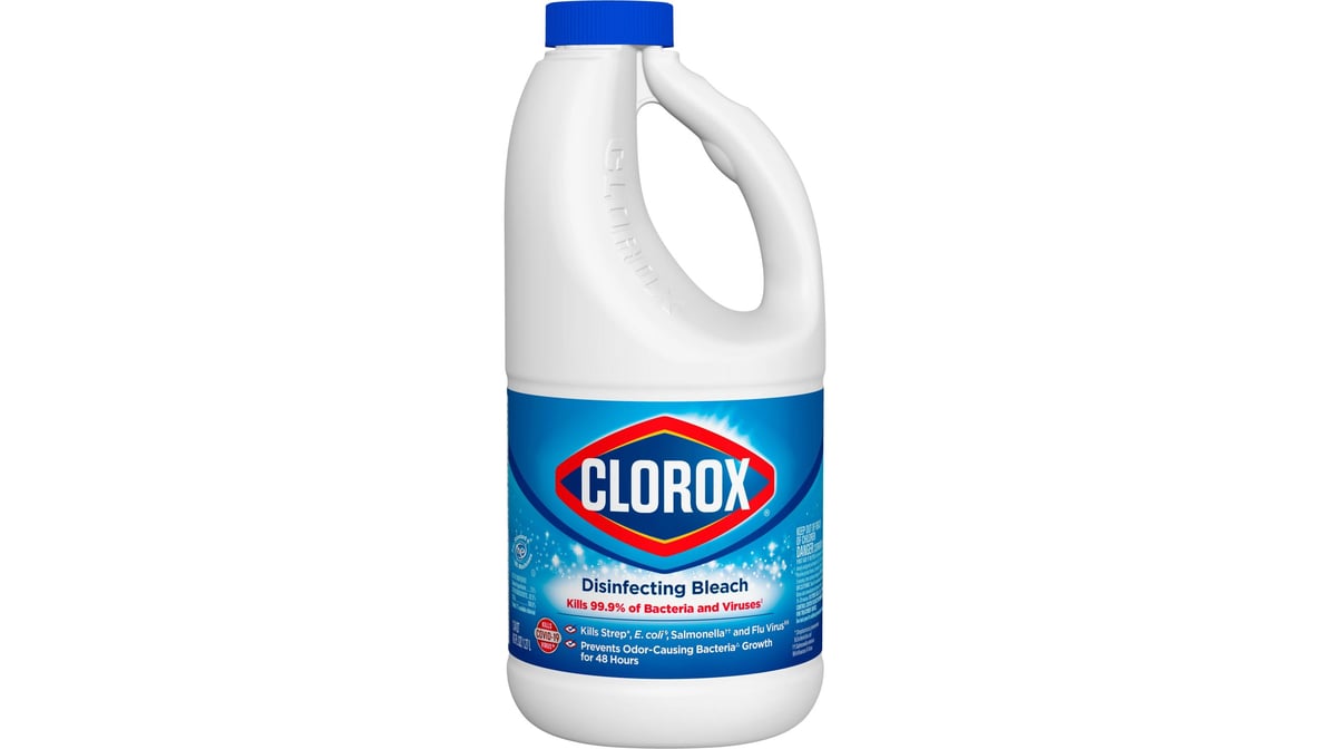 Clorox Disinfecting Bleach, Concentrated Regular Formula, 43 fl oz (1.27 L)