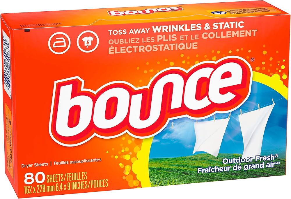 Bounce Fabric Softener Sheets, Outdoor Fresh Scent, 80 sheets
