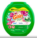 Gain Flings Laundry Detergent Pacs, 76 Count, Spring Daydream Scent, 3 in 1 HE Detergent Pacs with Oxi Boost and Febreeze