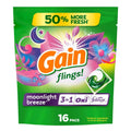 Gain Flings Laundry Detergent Pacs - Moonlight Breeze 16 ct