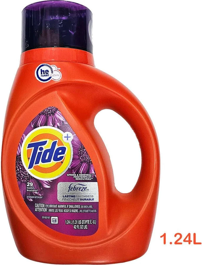 Tide He + Febreze Spring & Renewal Liquid Detergent 42 oz